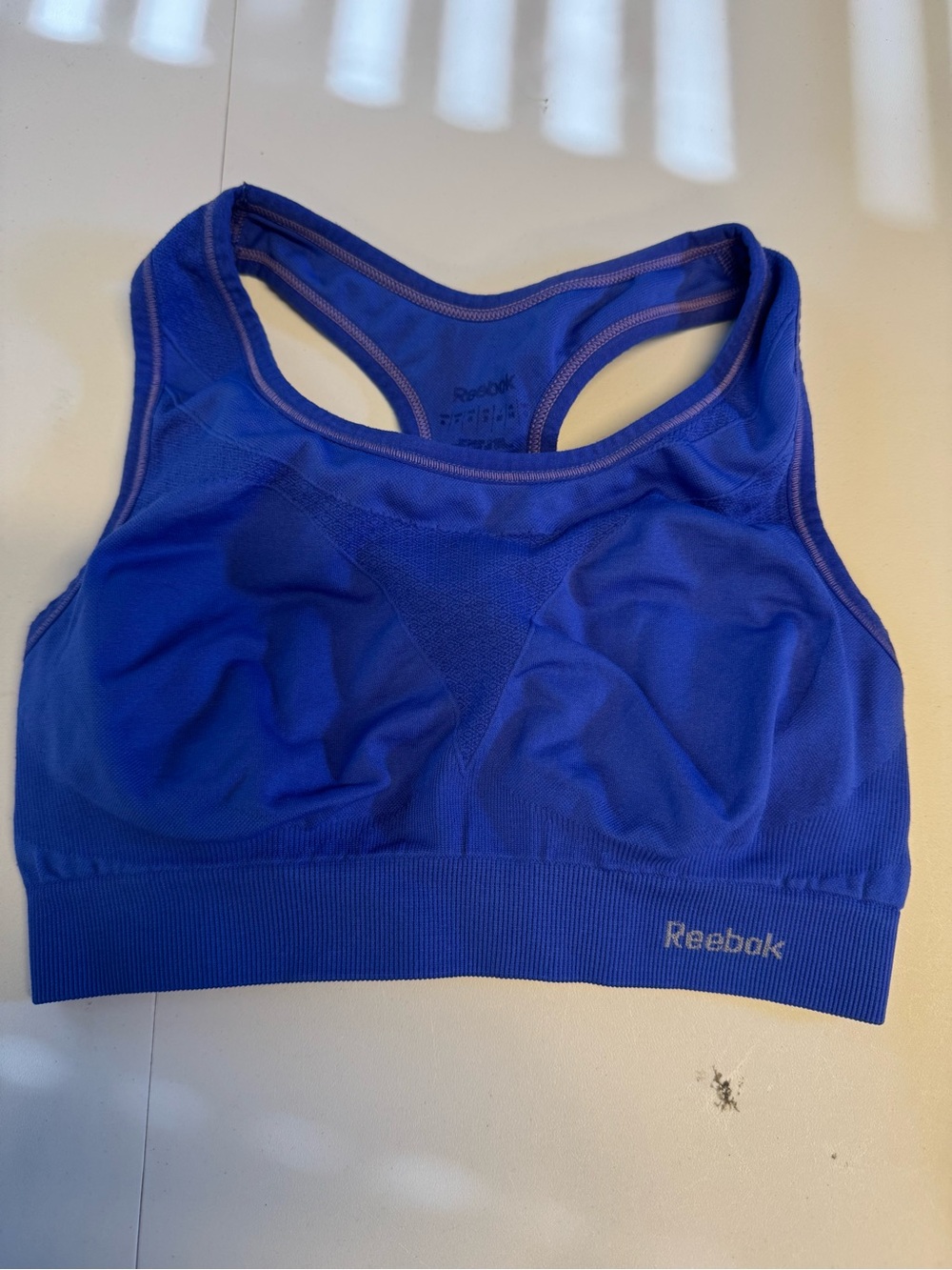 Preowned Reebok Girl's Sports Bra Size M Item #PHK7731